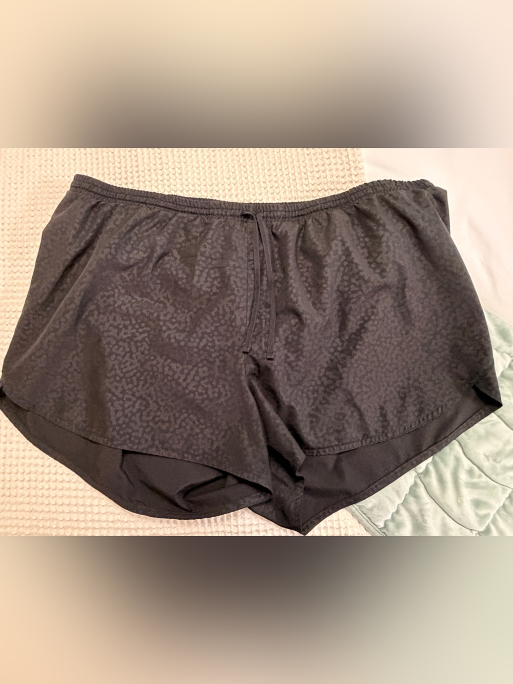 Old Navy Black Athletic Shorts with Subtle Texture